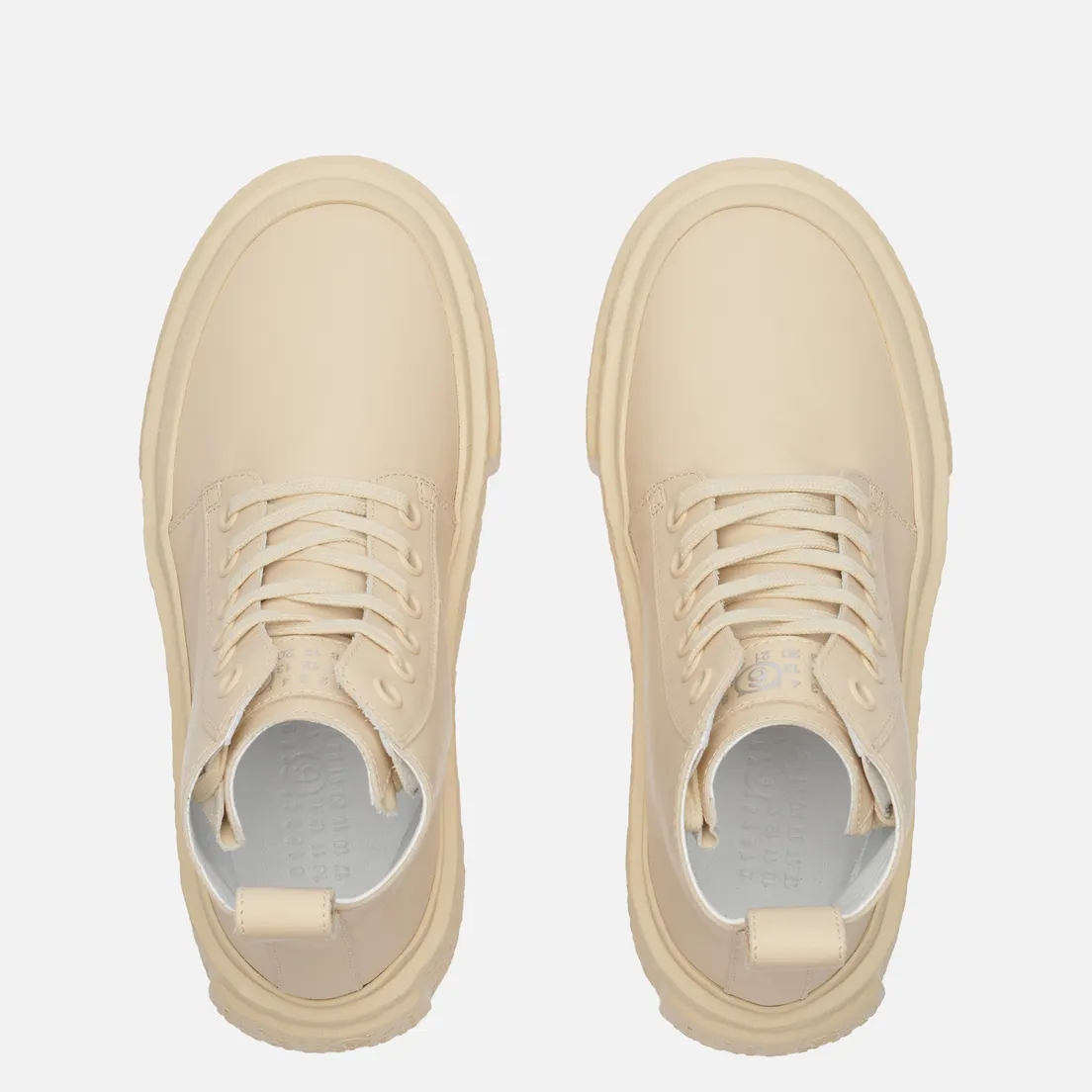 Maison Margiela MM6 Женские кроссовки Lace-Up Leather