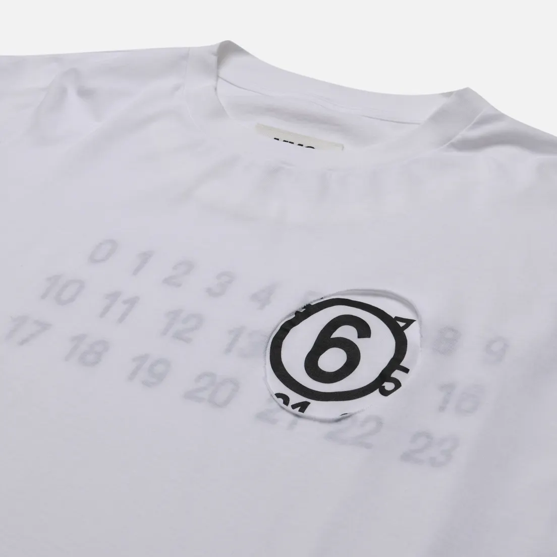 Maison Margiela MM6 Мужская футболка Numeric Logo