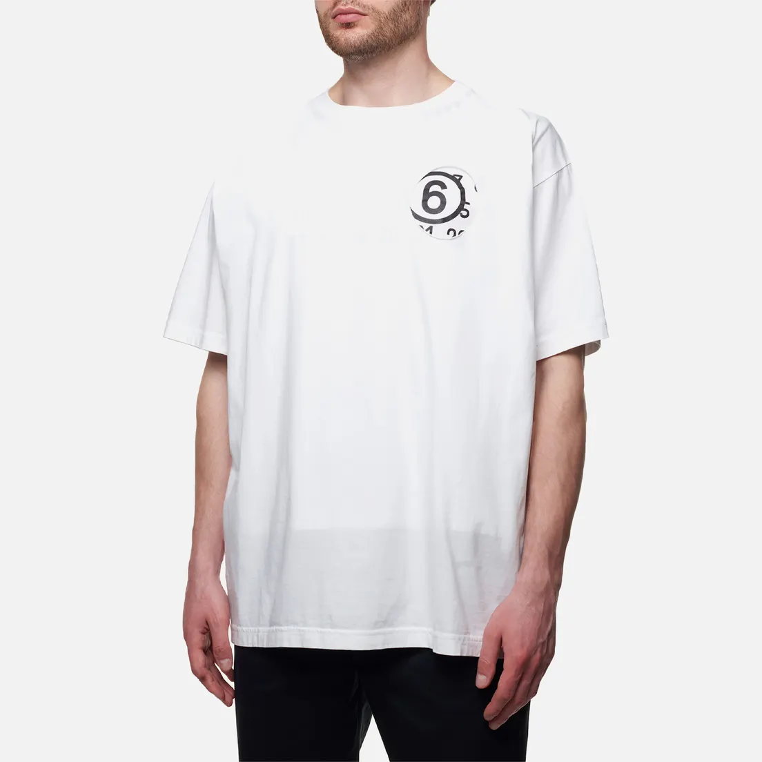 Maison Margiela MM6 Мужская футболка Numeric Logo