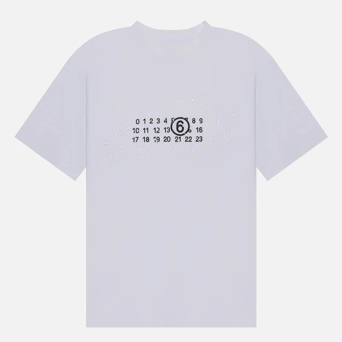 Maison Margiela MM6 Женская футболка Worn Numbers
