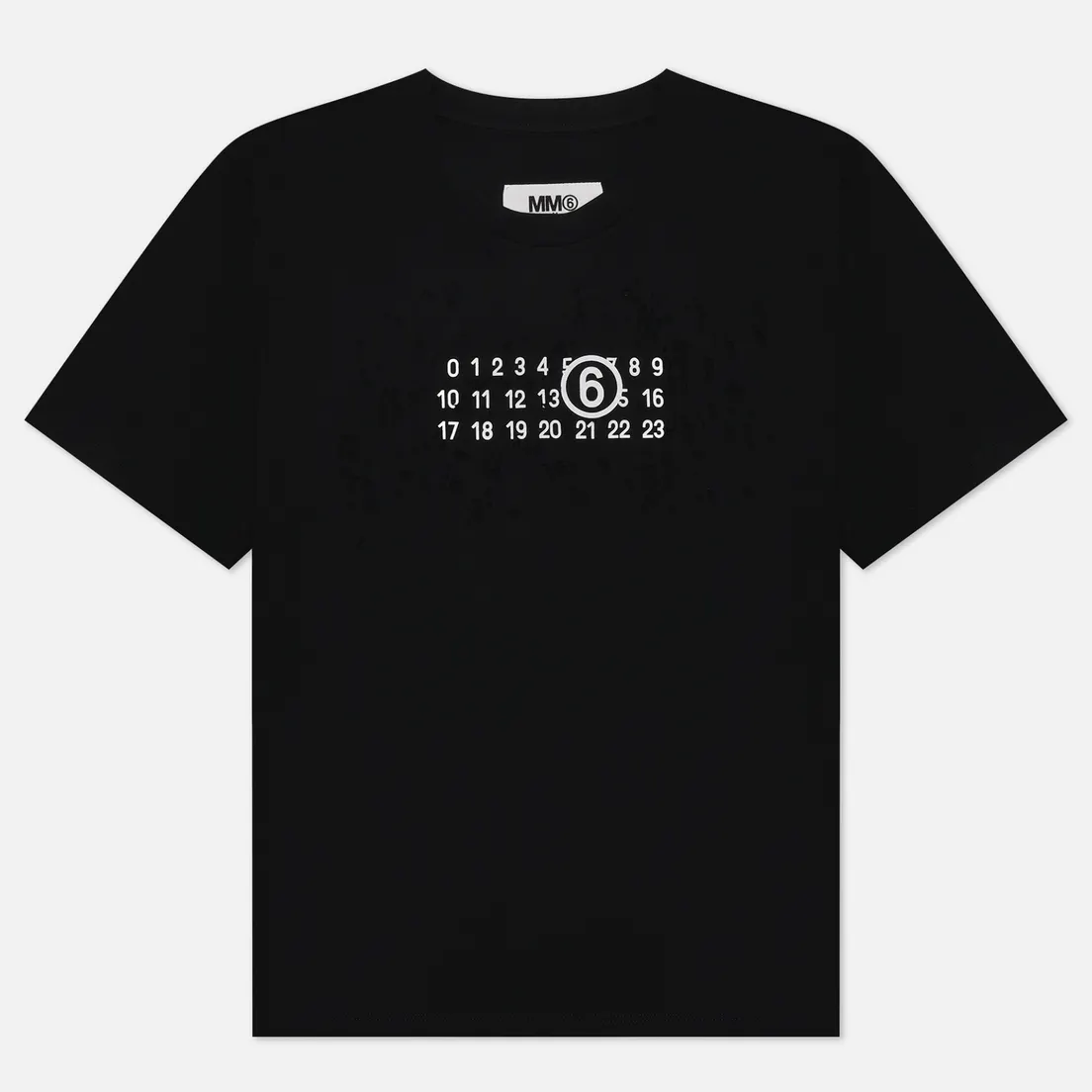 Maison Margiela MM6 Женская футболка Worn Numbers