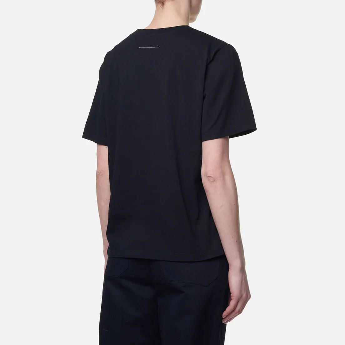 Maison Margiela MM6 Женская футболка Worn Numbers