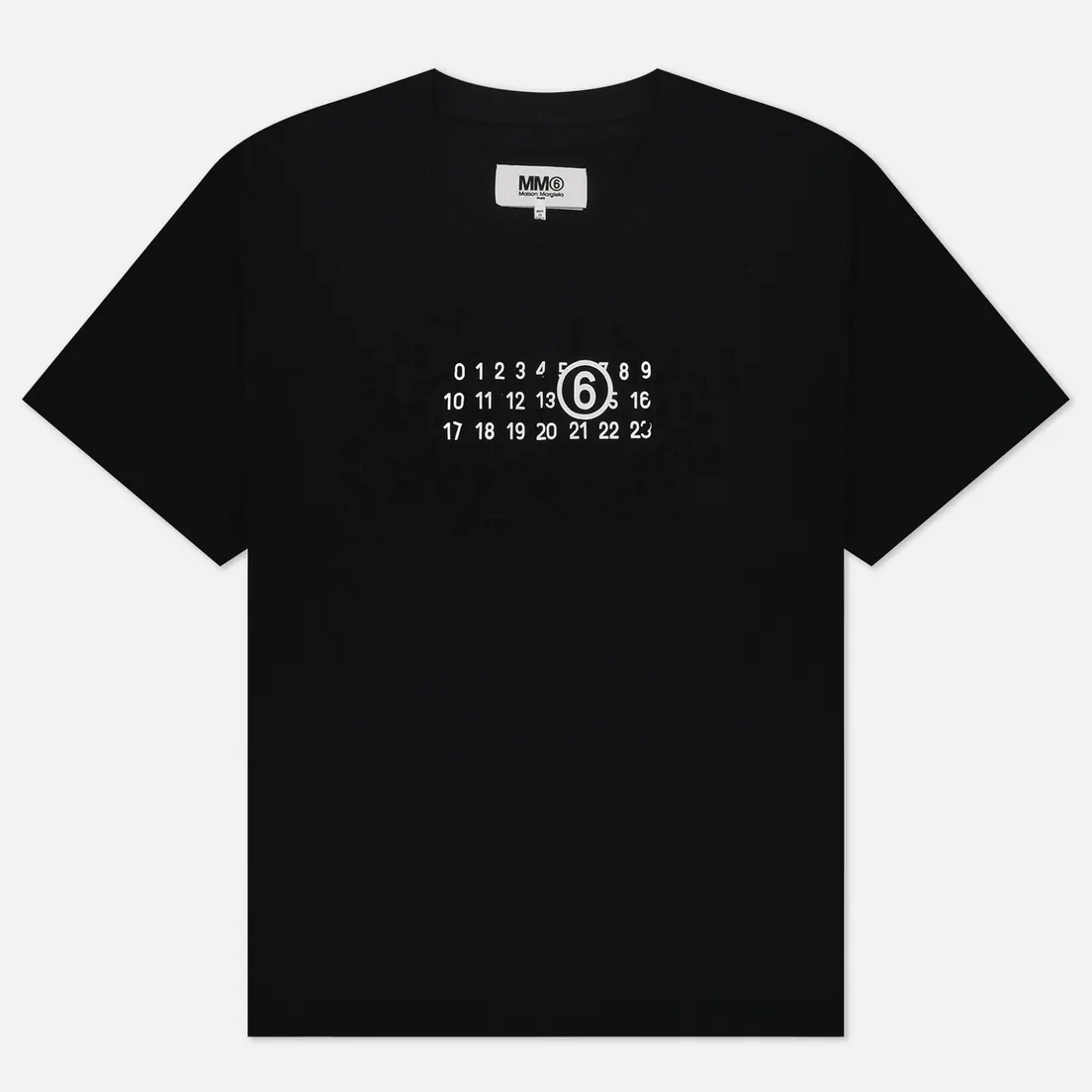 Maison Margiela MM6 Мужская футболка Destroyed Logo