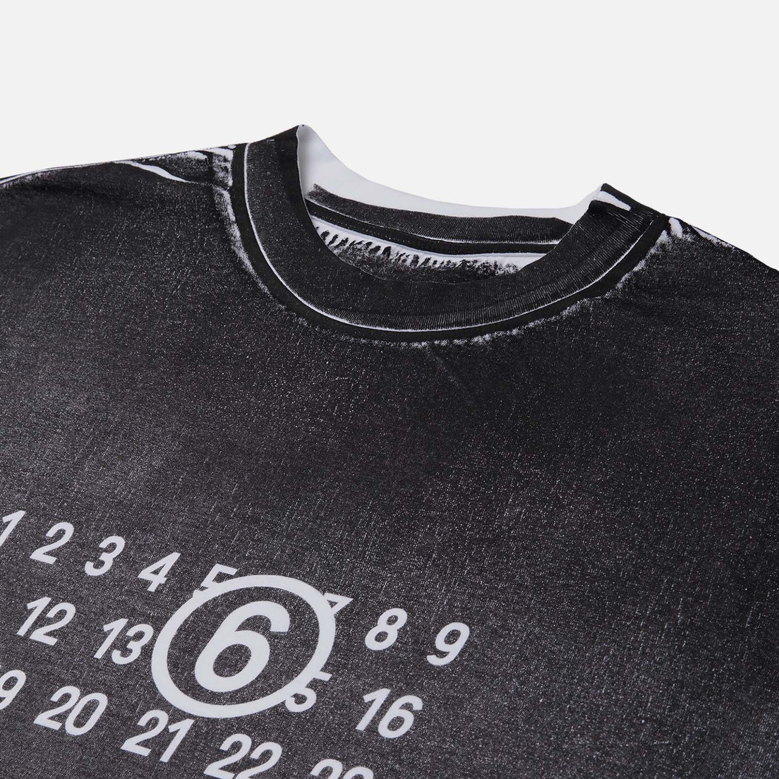 Maison Margiela MM6 Мужская футболка Numerical Logo Print