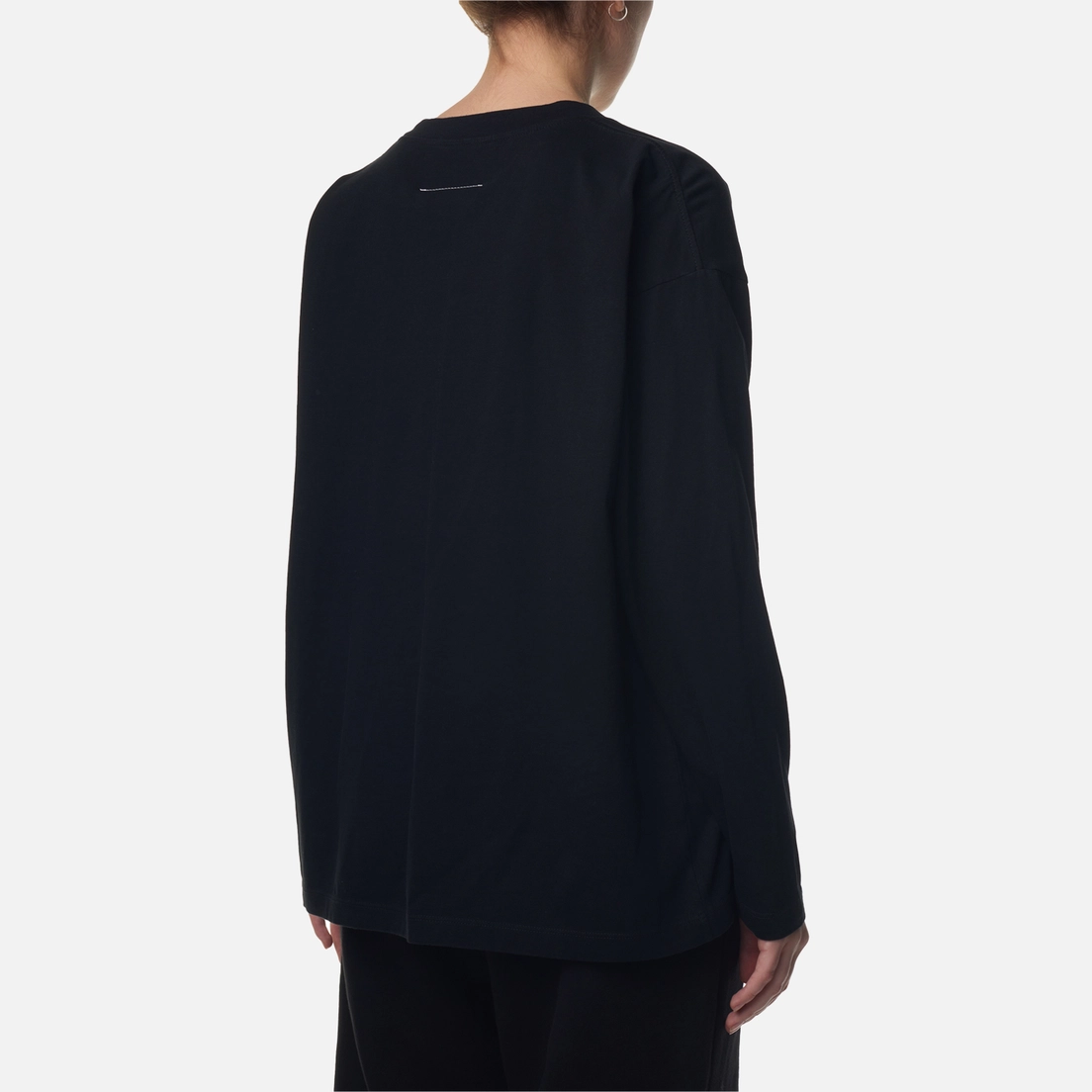 Женский лонгслив Maison Margiela MM6 Triple Logo, S62GD0174-S23588-900