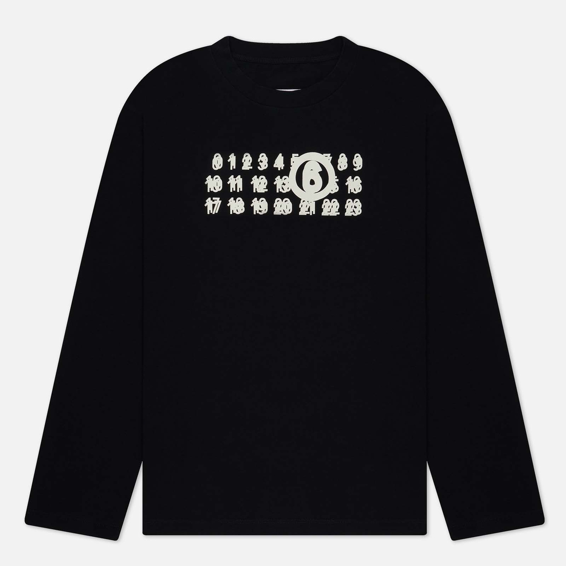 Maison Margiela MM6 Мужской лонгслив Triple Logo