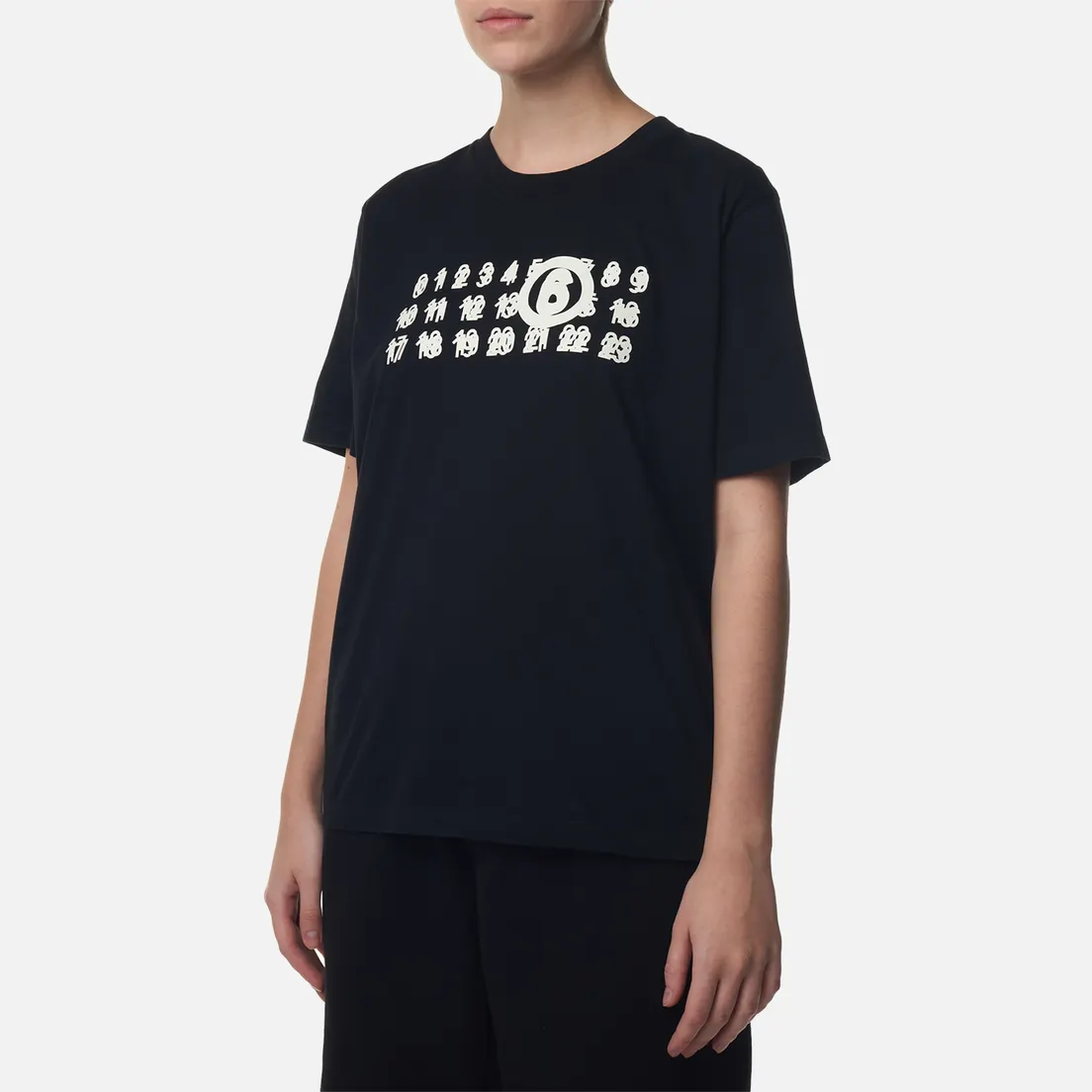 Maison Margiela MM6 Женская футболка Triple Logo