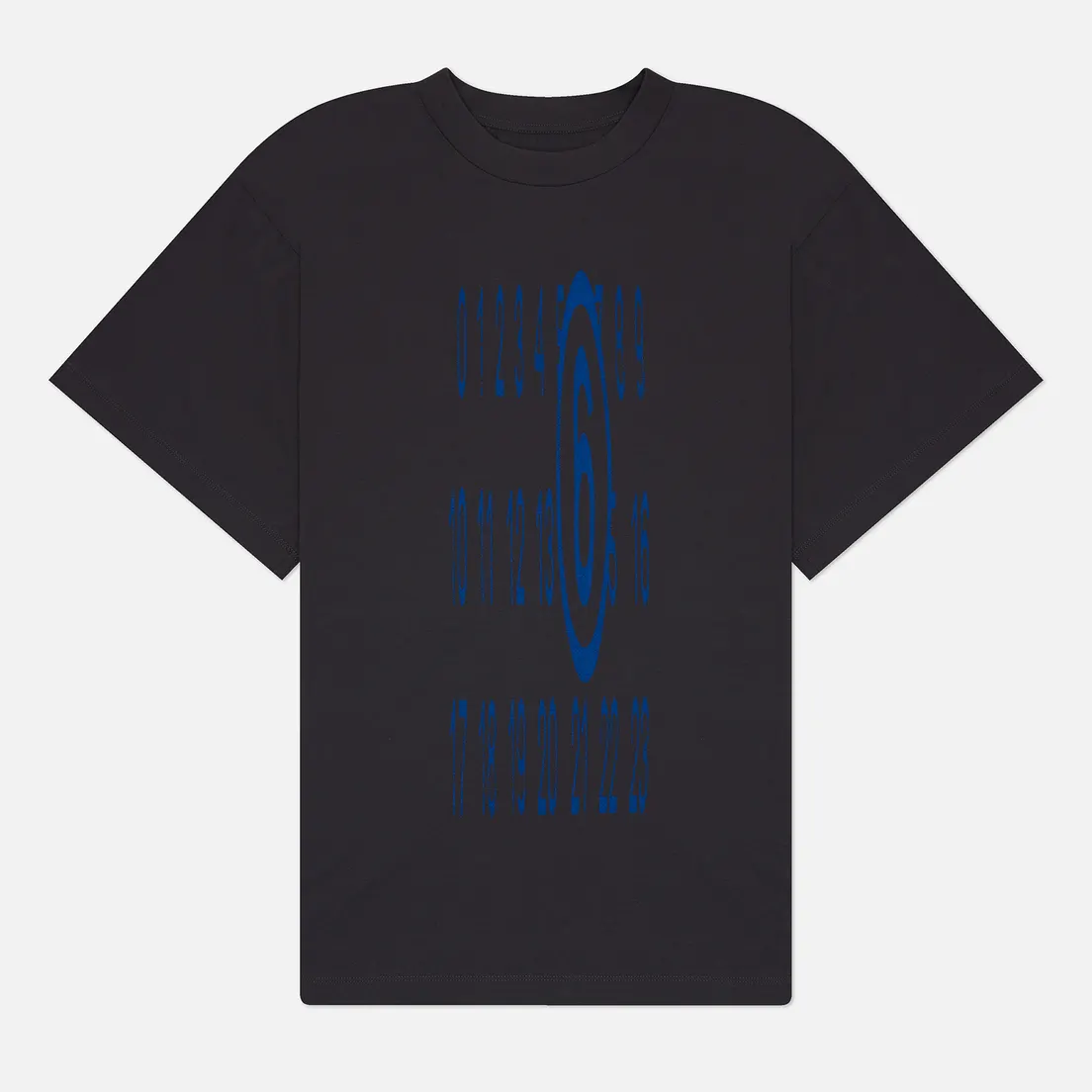 Maison Margiela MM6 Женская футболка Elongated Numeric Printed