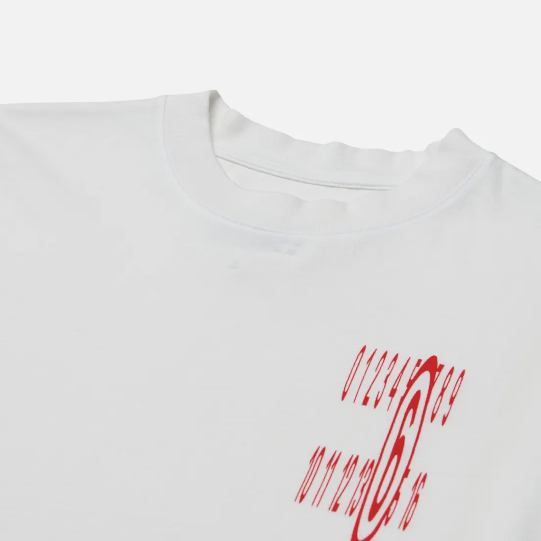 Maison Margiela MM6 Женская футболка Discreet Elongated Numeric Printed