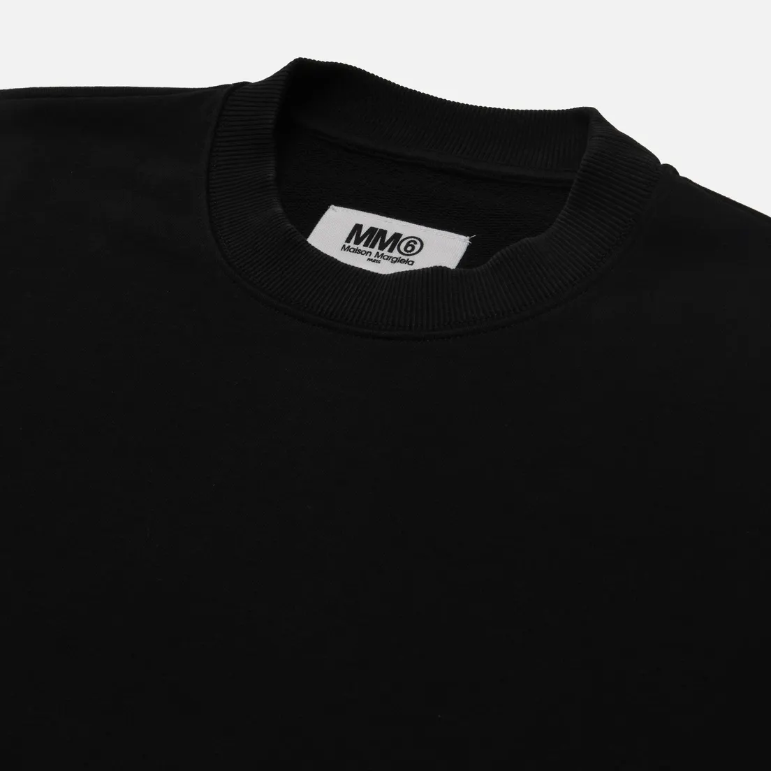 Maison Margiela MM6 Мужская толстовка Plain Logo Crew Neck