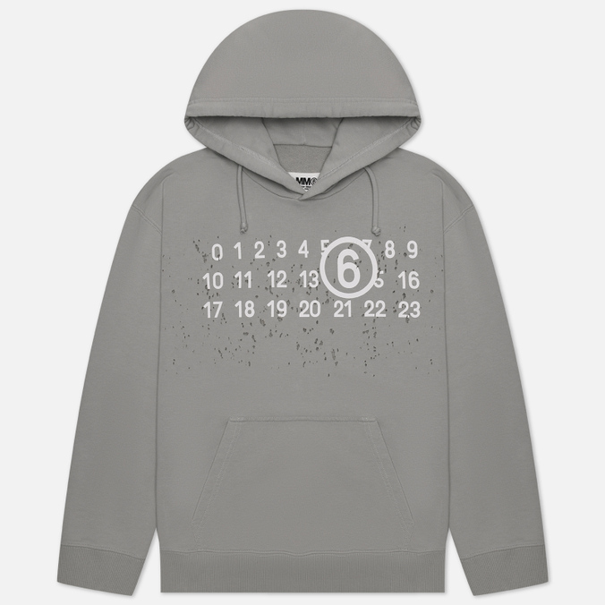 Maison Margiela MM6 Destroyed Logo Hoodie