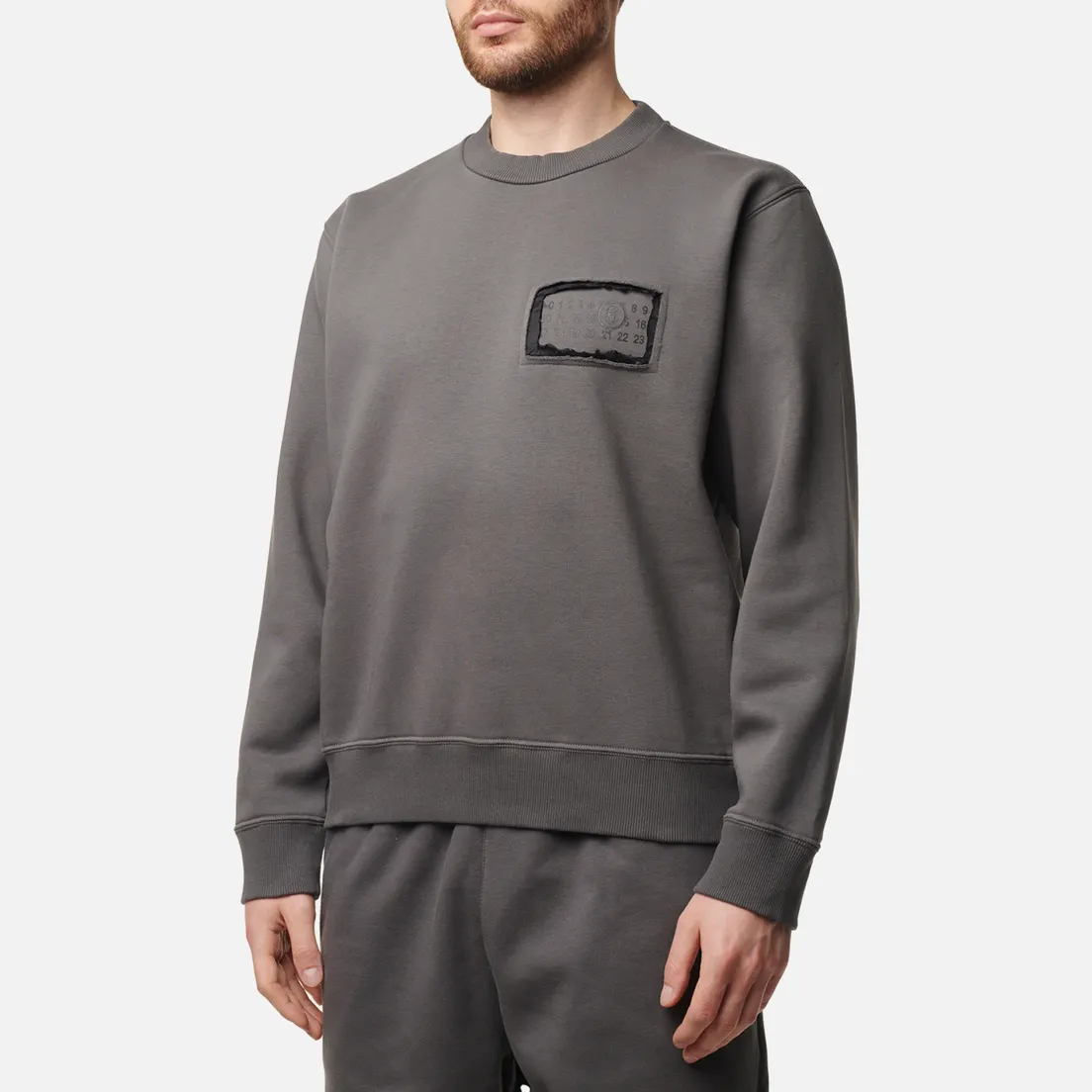 Maison Margiela MM6 Мужская толстовка 3-Layer Crew