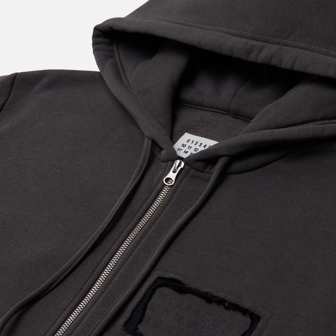 Maison Margiela MM6 Мужская толстовка Through Zip Hoodie