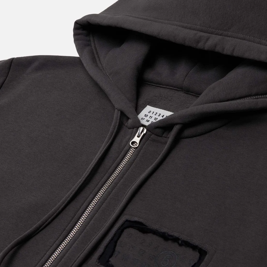 Maison Margiela MM6 Мужская толстовка Through Zip Hoodie