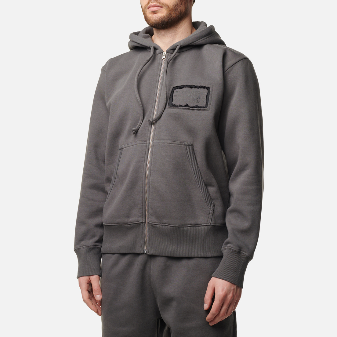 Maison Margiela MM6 Мужская толстовка Through Zip Hoodie