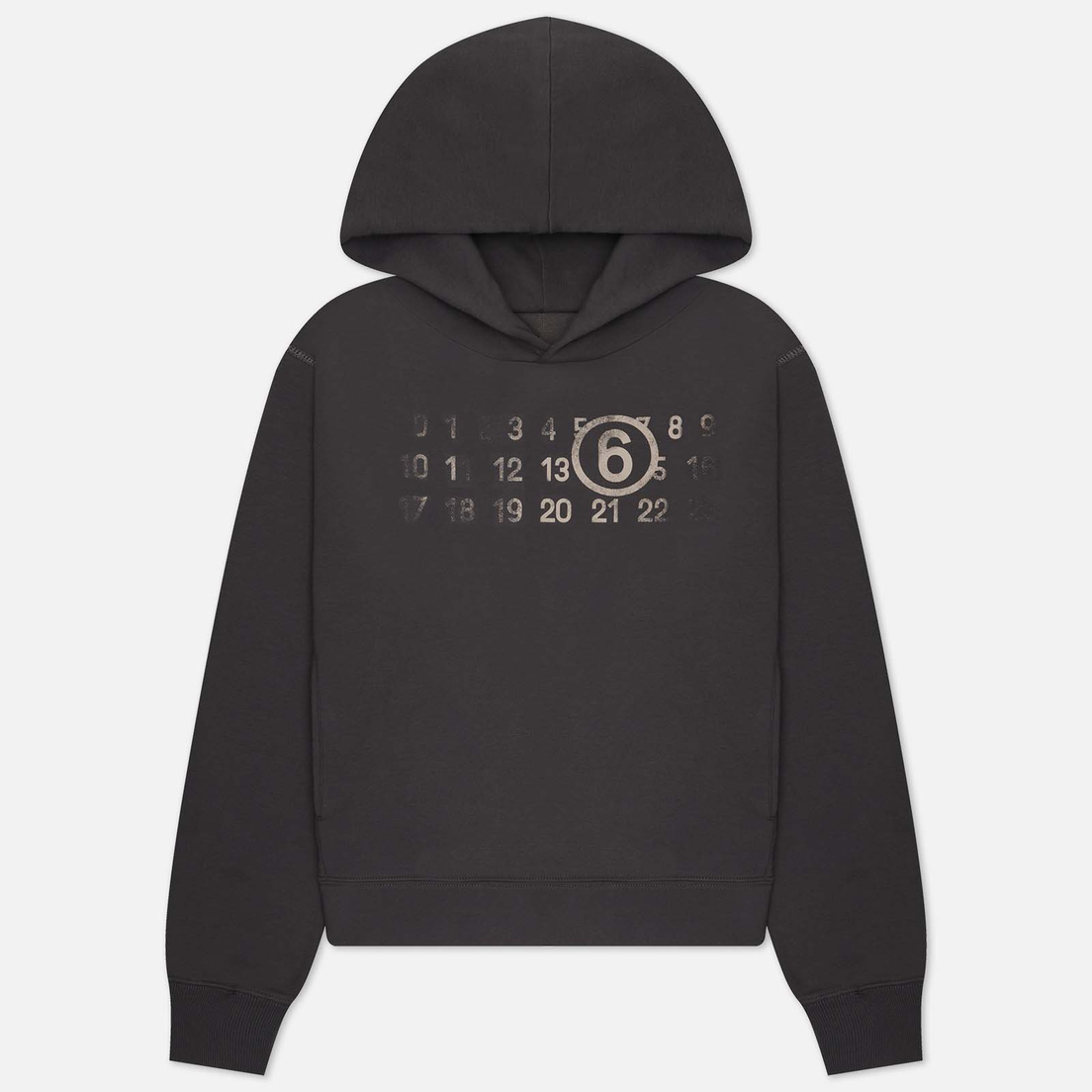 Maison Margiela MM6 Мужская толстовка Numerical Logo Print Hoodie