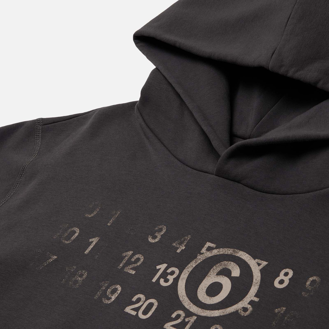Maison Margiela MM6 Мужская толстовка Numerical Logo Print Hoodie