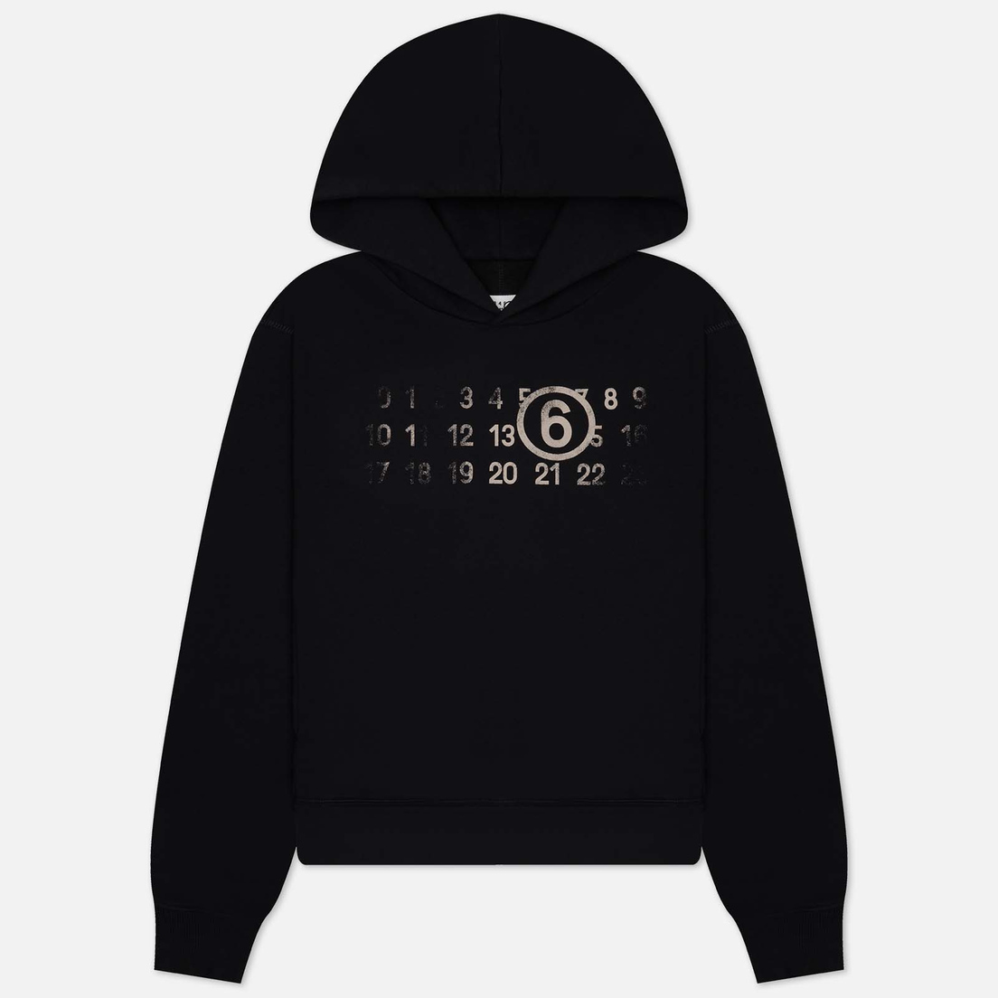 Maison Margiela MM6 Мужская толстовка Numerical Logo Print Hoodie