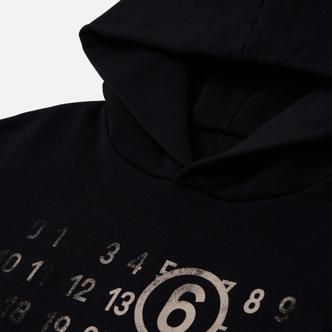 Maison Margiela MM6 Мужская толстовка Numerical Logo Print Hoodie