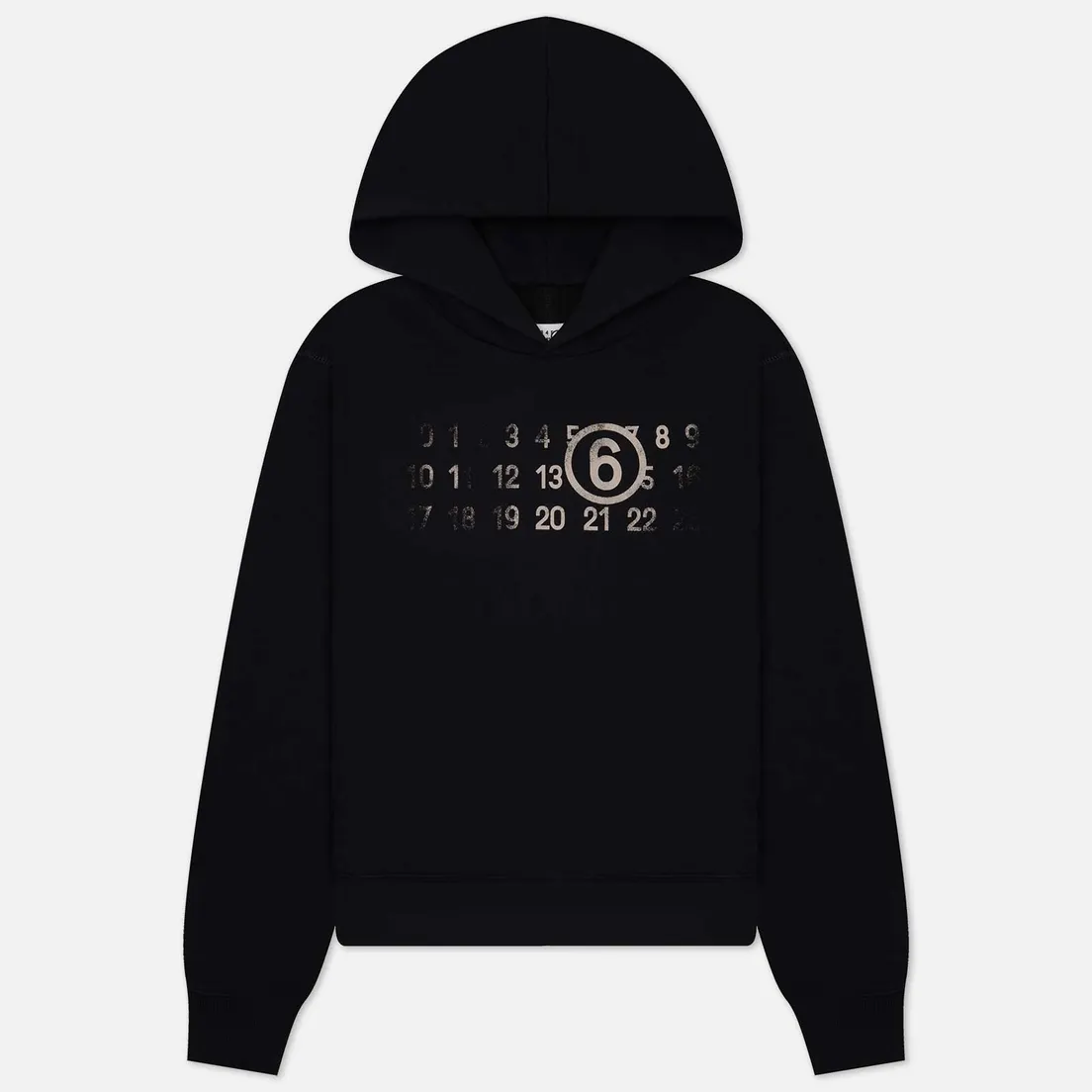 Maison Margiela MM6 Женская толстовка Numerical Logo Print Hoodie