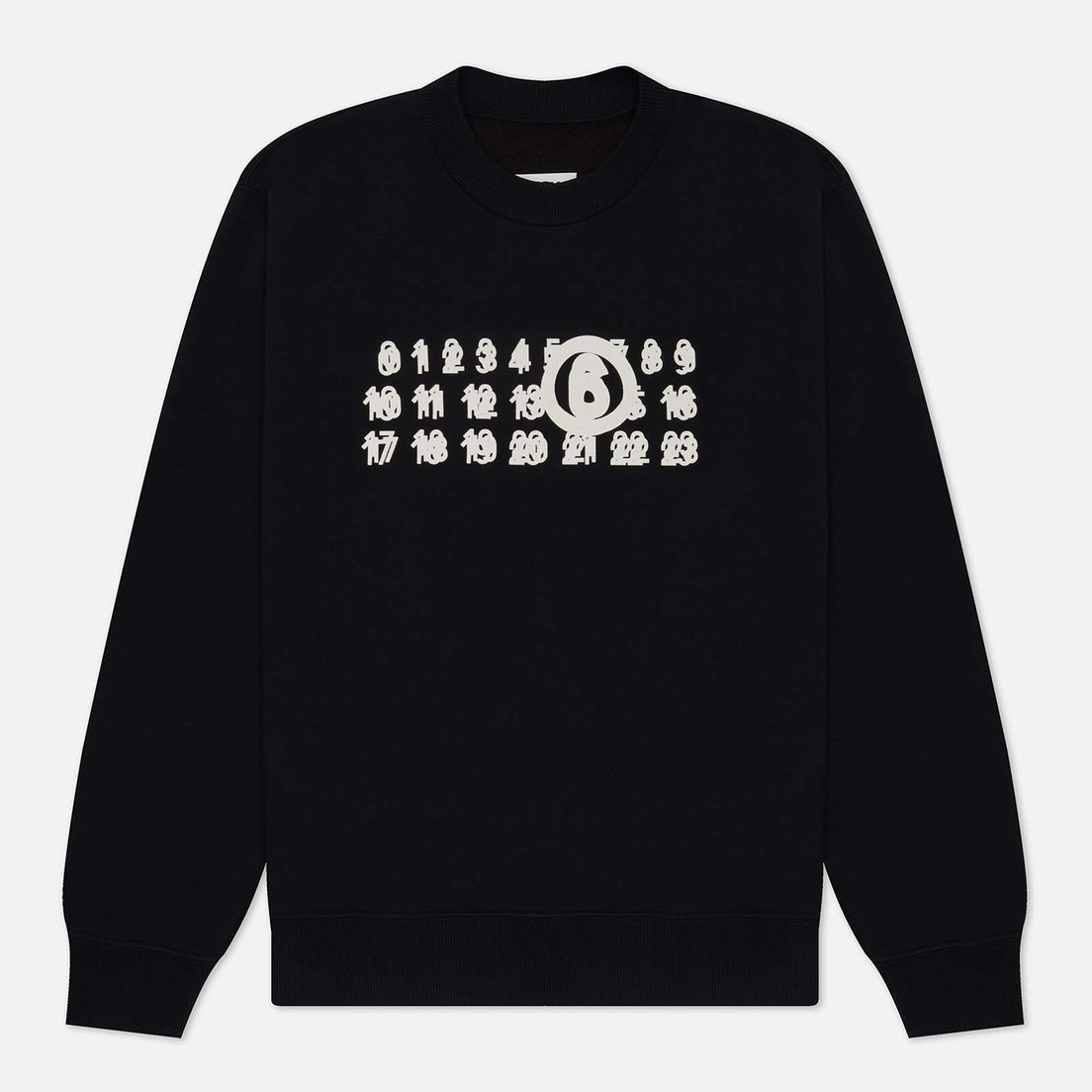 Maison Margiela MM6 Мужская толстовка Triple Logo Crew Neck