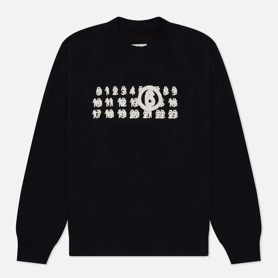 Maison Margiela MM6 Мужская толстовка Triple Logo Crew Neck