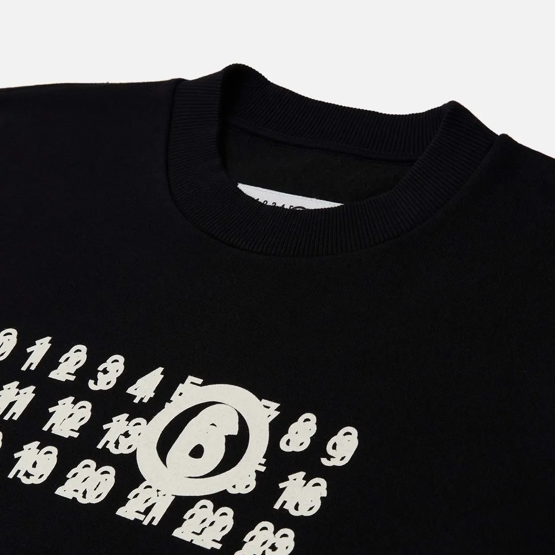 Maison Margiela MM6 Мужская толстовка Triple Logo Crew Neck