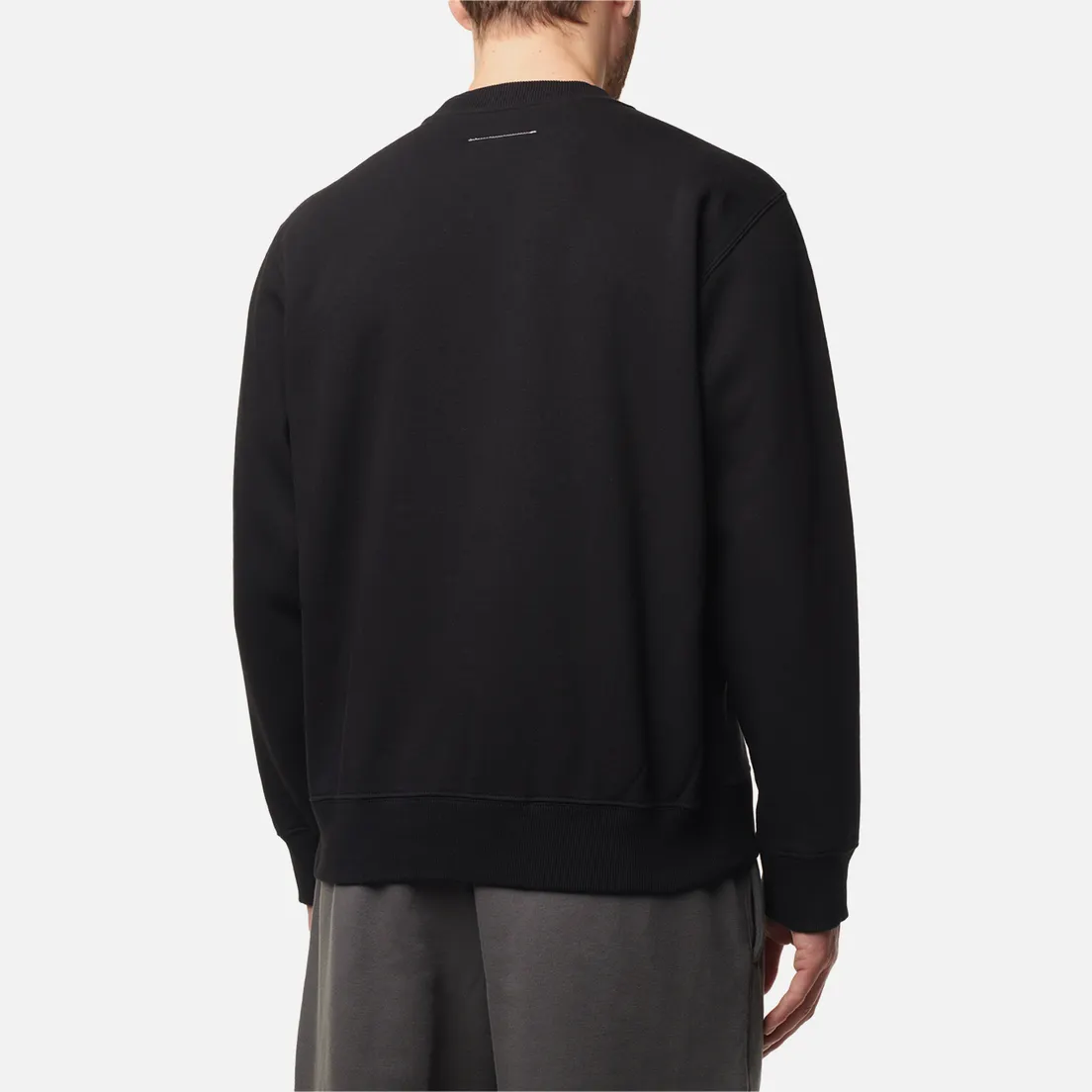 Maison Margiela MM6 Мужская толстовка Triple Logo Crew Neck