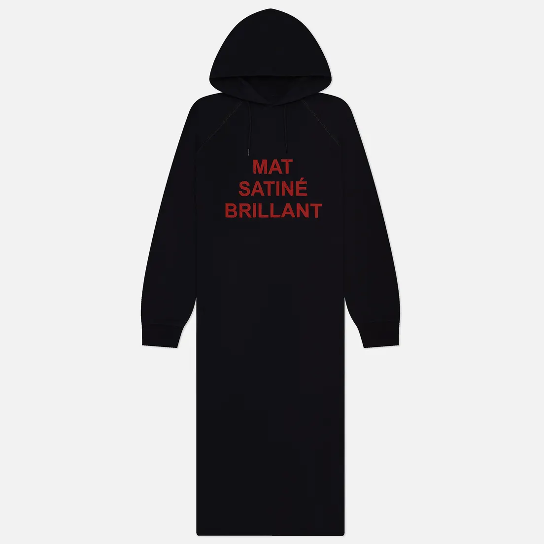 Maison Margiela MM6 Женская толстовка Mat Satine Brillant Long Hoodie