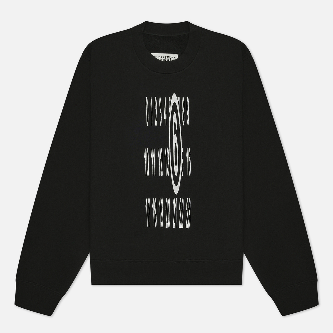 Maison Margiela MM6 Женская толстовка Elongated Numeric Printed