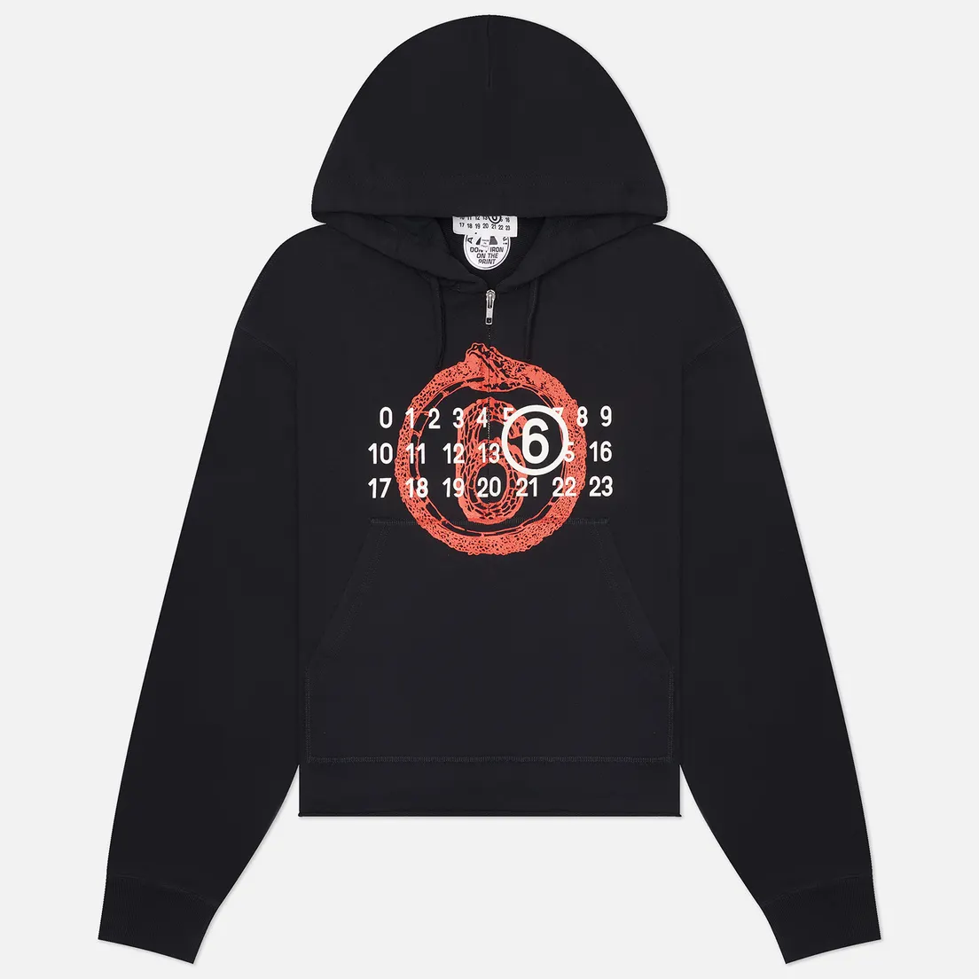 Maison Margiela MM6 Женская толстовка Year Of The Snake Full-Zip Hoodie