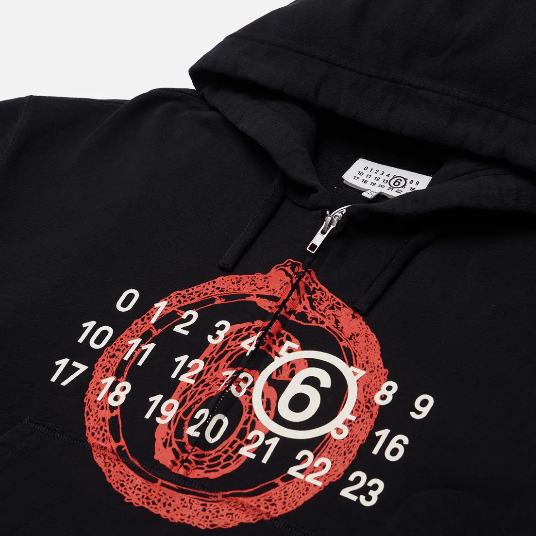 Maison Margiela MM6 Женская толстовка Year Of The Snake Full-Zip Hoodie