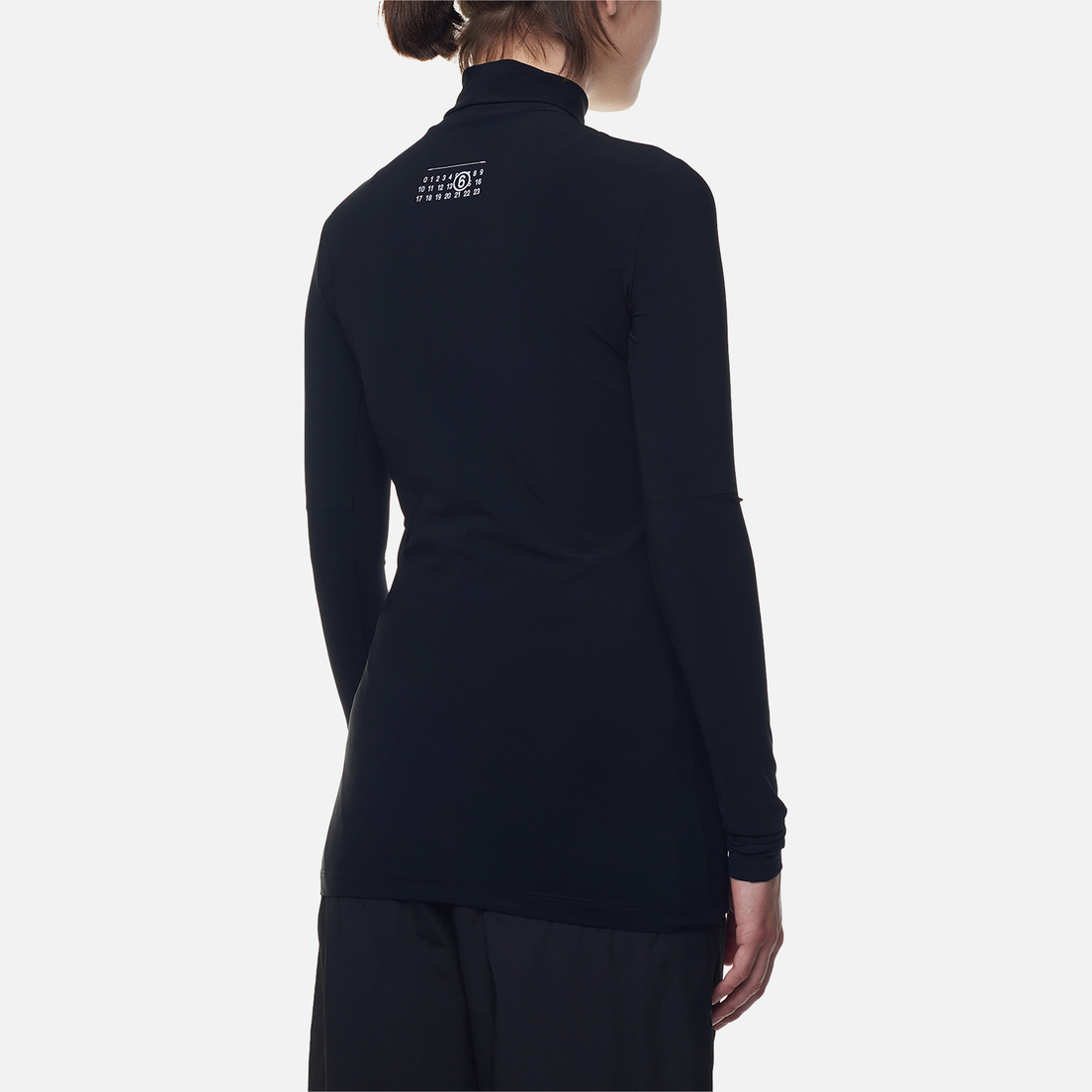 Maison Margiela MM6 Женская водолазка Logo Print Back