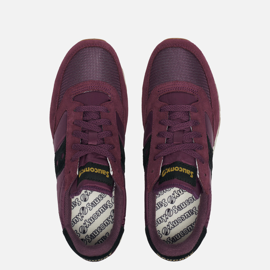 Мужские кроссовки Saucony Jazz Original Vintage Suede Logo Blackberry/Black