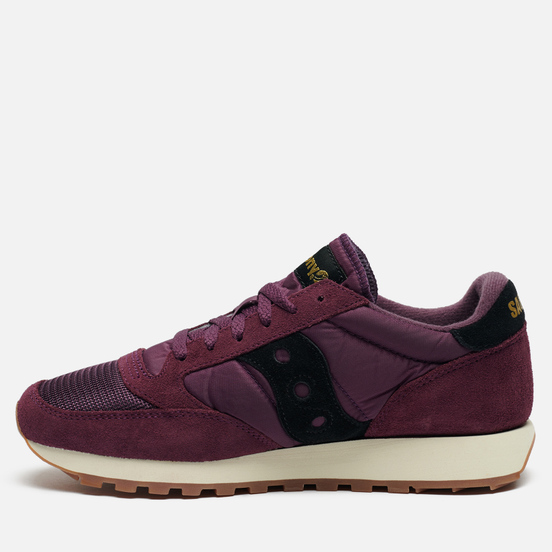 Мужские кроссовки Saucony Jazz Original Vintage Suede Logo Blackberry/Black