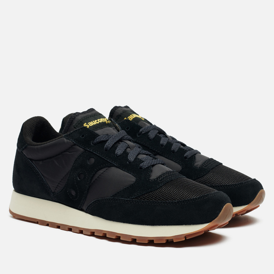 Мужские кроссовки Saucony Jazz Original Vintage Suede Logo Limo/Cyber Yellow/High Risk Red