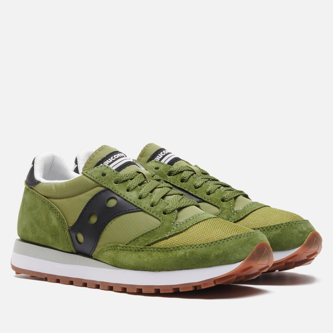 Мужские кроссовки Saucony, цвет зелёный, размер 40