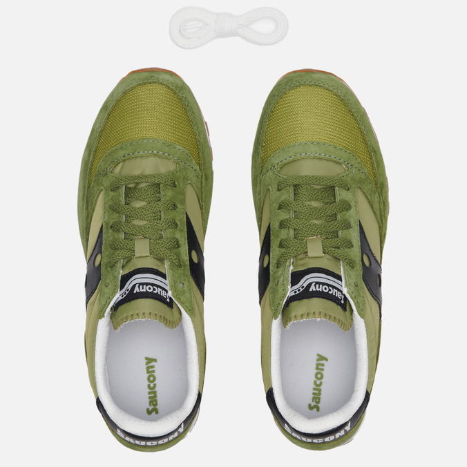Мужские кроссовки Saucony, цвет зелёный, размер 40 S70613-15 Jazz Original 81 40th Anniversary - фото 2
