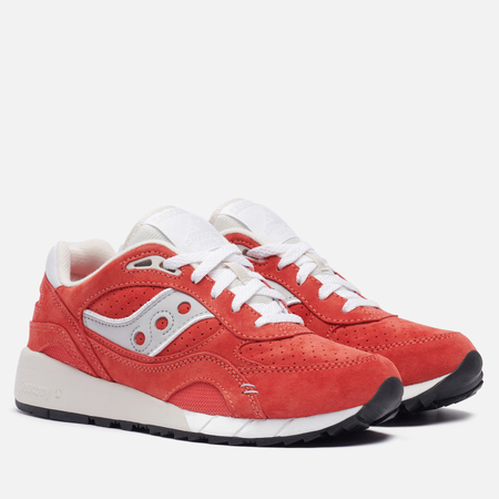 Мужские кроссовки Saucony Shadow 6000 Suede Premium, цвет красный, размер 41 EU