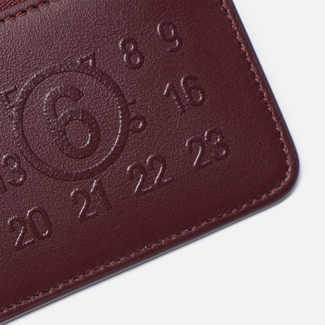 Maison Margiela MM6 Держатель для карт Number Logo Zip
