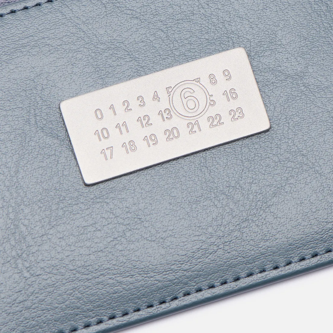 Maison Margiela MM6 Держатель для карт Plate Number Logo Zip