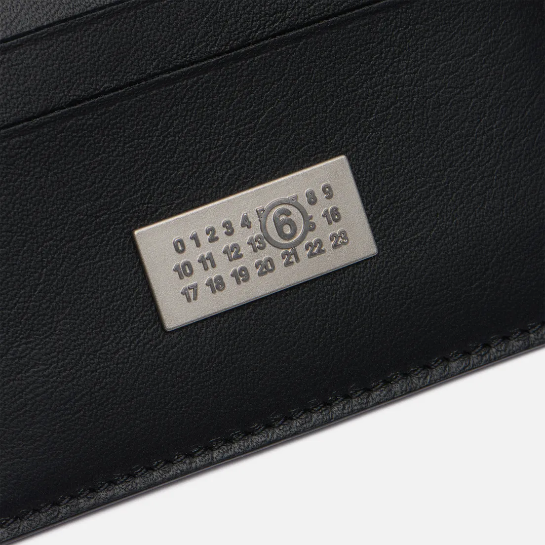 Maison Margiela MM6 Держатель для карт Plaque Numeric Zipped Soft Leather