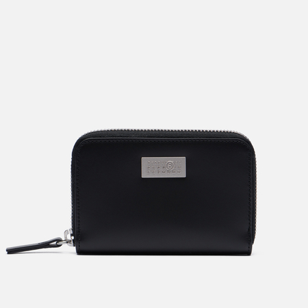 Кошелек Maison Margiela MM6 Numeric Grainy Leather, цвет чёрный