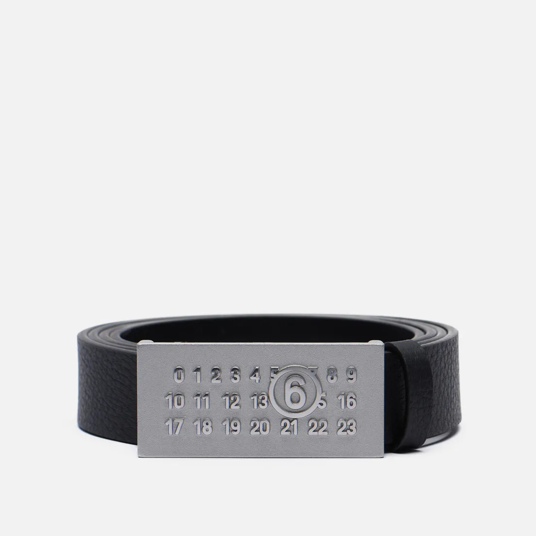 Maison Margiela MM6 Ремень Numeric Grainy Leather