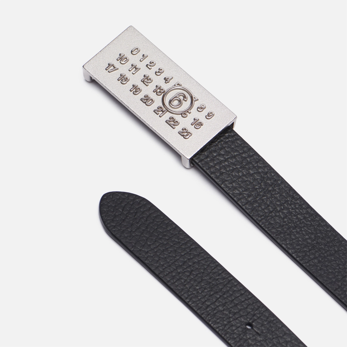 Maison Margiela MM6 Ремень Numeric Artwork Grainy Leather