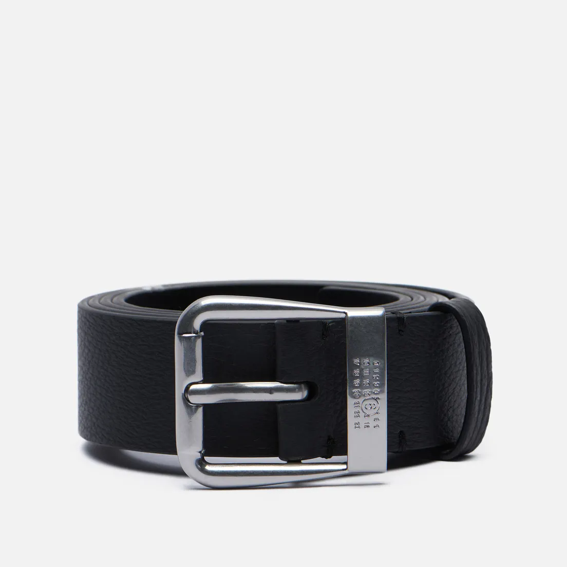 Maison Margiela MM6 Ремень Numeric Grain Leather