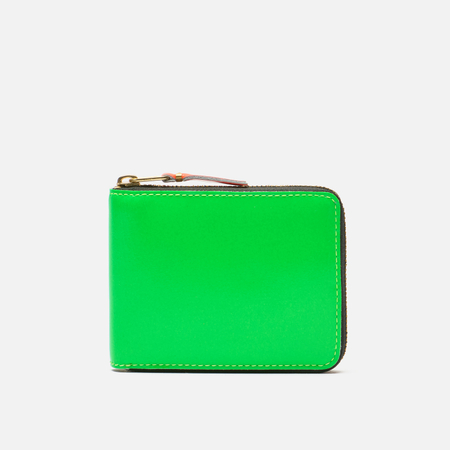 Кошелек Comme des Garcons Wallet SA7100SF Super Fluo, цвет зелёный