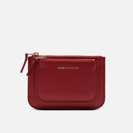Кошелек Comme des Garcons Wallet SA8100OP Outside Pocket, цвет красный