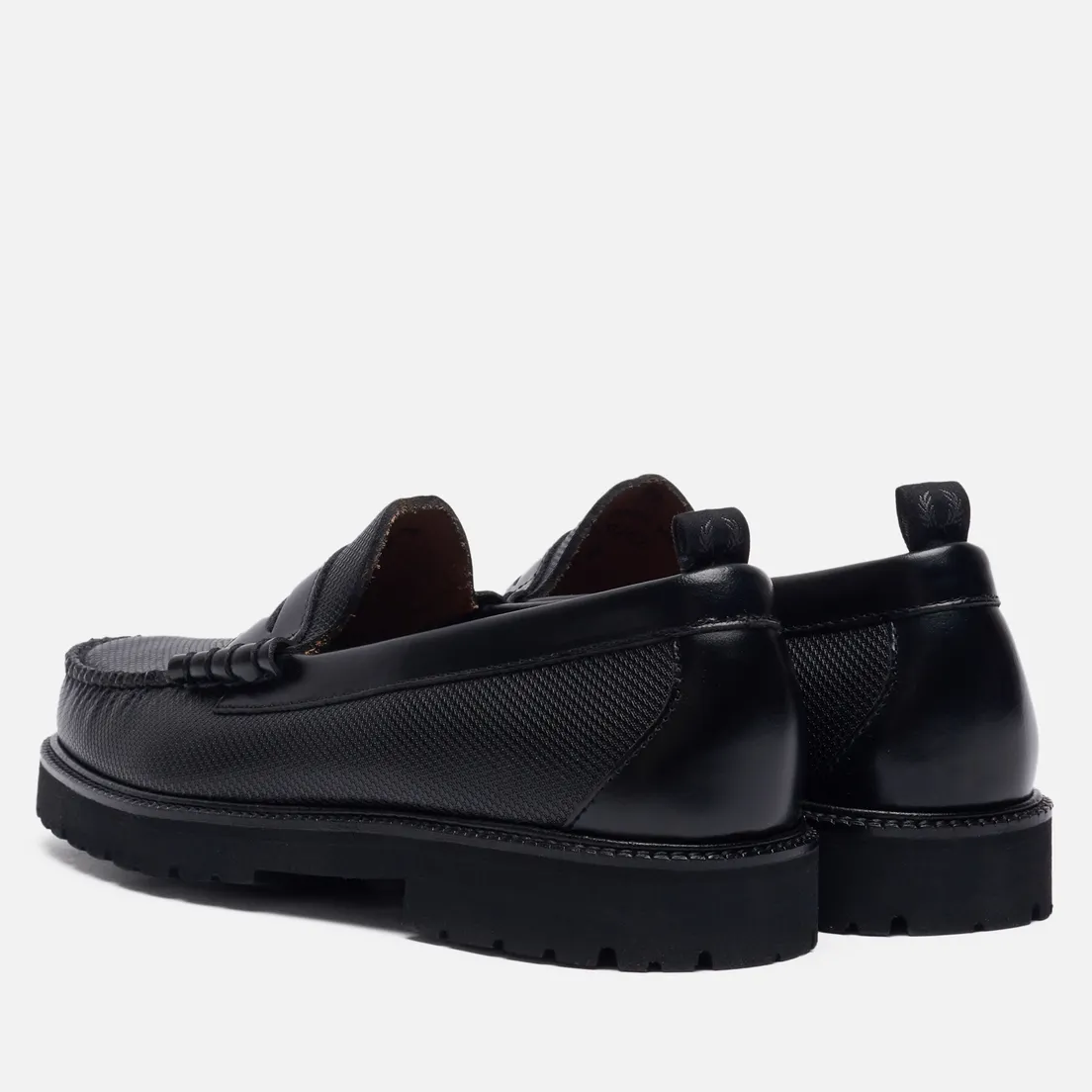 Fred Perry Мужские ботинки лоферы x G.H. Bass Textured