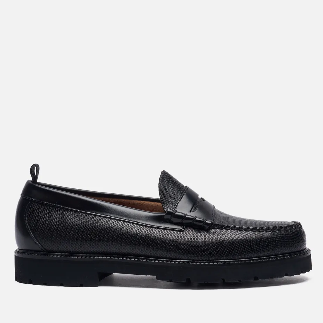 Fred Perry Мужские ботинки лоферы x G.H. Bass Textured